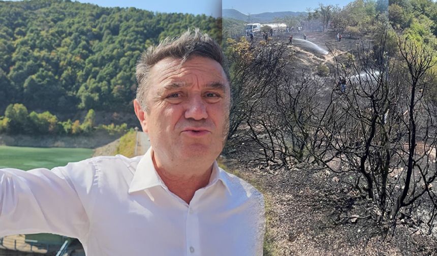 Ekipler seferber oldu: Ulutan Barajındaki yangın kontrol altında