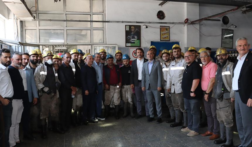 CHP Grup Başkanvekili Gökhan Günaydın, TTK Üzülmez Müessese Müdürlüğü'nü ziyaret etti