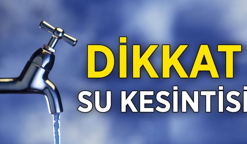 Bu gece Kilımli susuz kalacak