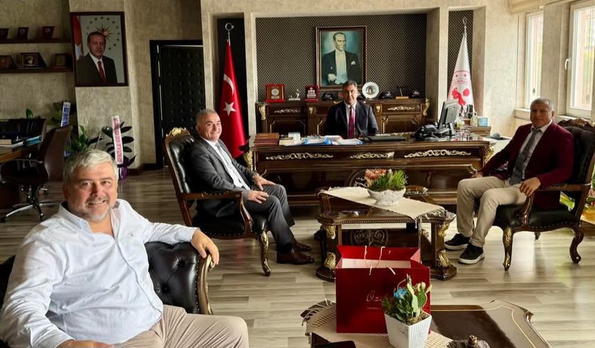 Sesli'den Kaymakam Yılmaz'a ziyaret