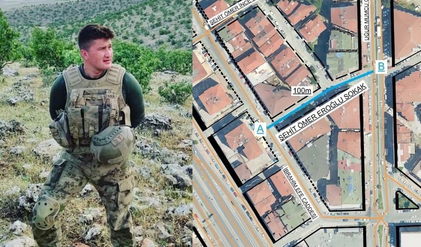 Şehit Ömer Eroğlu'nun ismi sokakta yaşatılacak