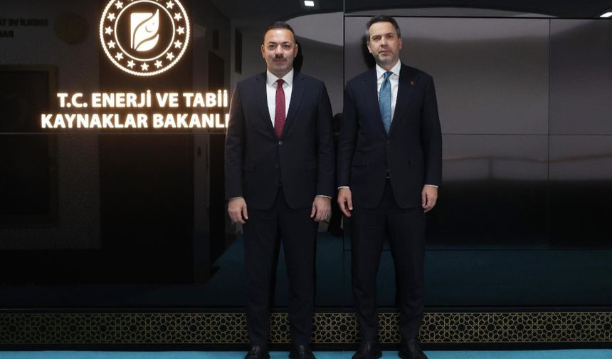 Çağlayan'ndan Enerji Bakanı Bayraktar'a ziyaret