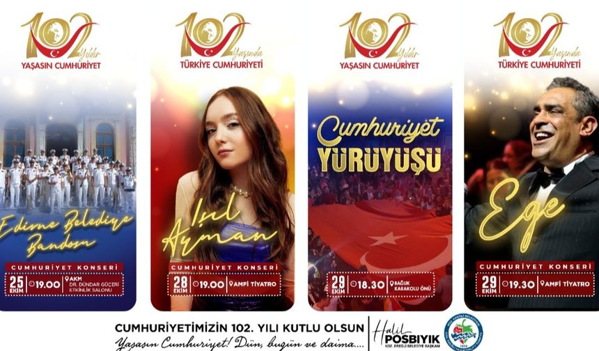 Cumhuriyetin 102. yılı Ereğli'de coşkuyla kutlanacak