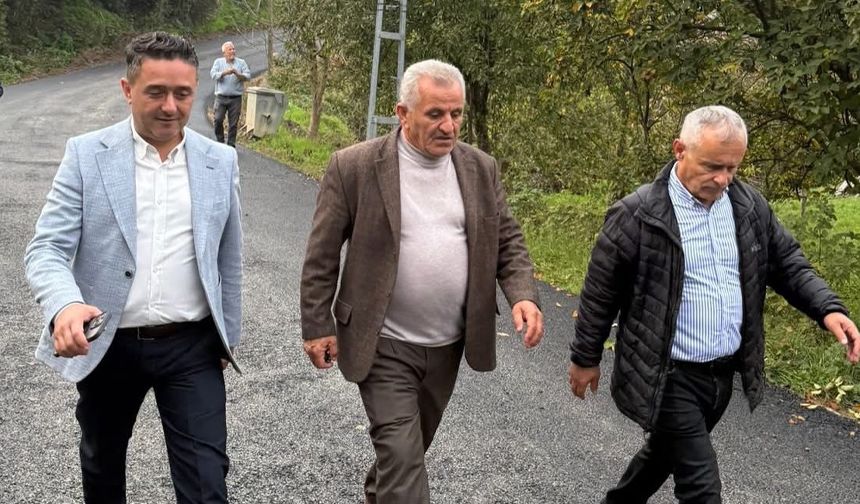 AK Parti heyeti Eceler Köyünde incelemelerde bulundu