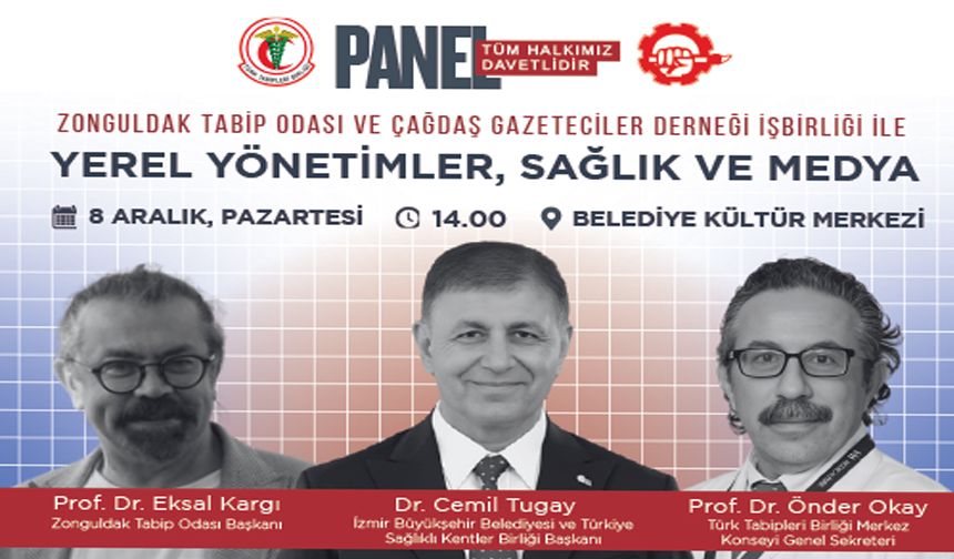 Dr. Cemil Tugay, 8 Aralık'ta Zonguldak'a geliyor