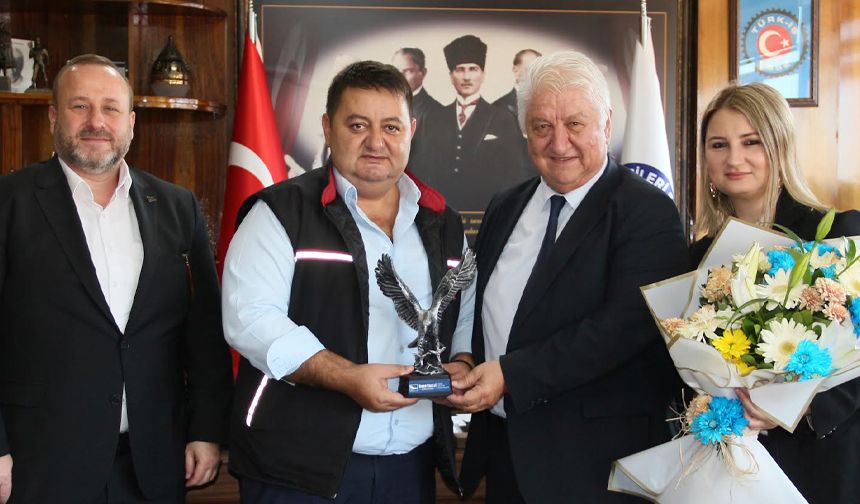 Sınav Koleji'nden Sendikaya ziyaret