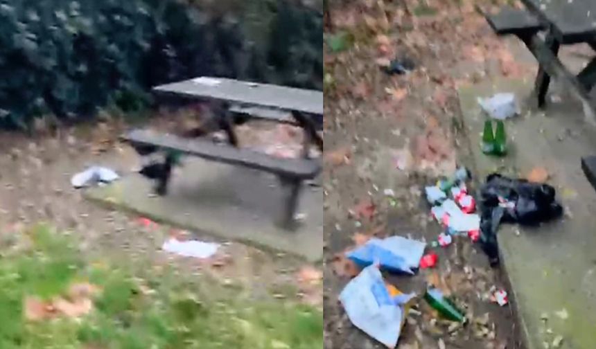 İncivez'de çöp rezaleti: Konteyner var ama kimse kullanmıyor