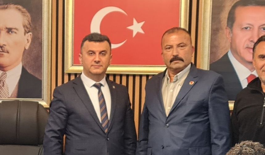 Terzi'ye Cumhur İttifakı ortağından 'hayırlı olsun' ziyareti