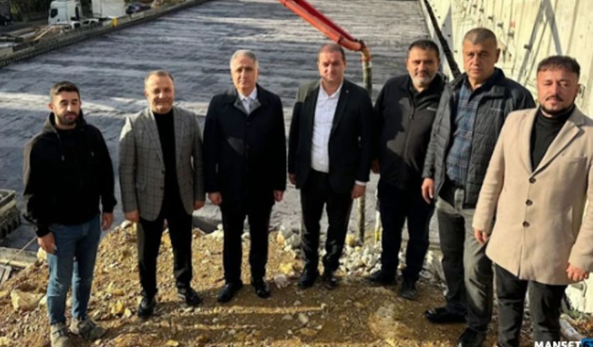 Milletvekili Bozkurt, çalışmaları yerinde inceledi