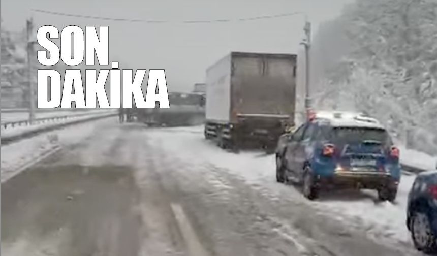 Dorukhan mevki trafiğe kapandı...