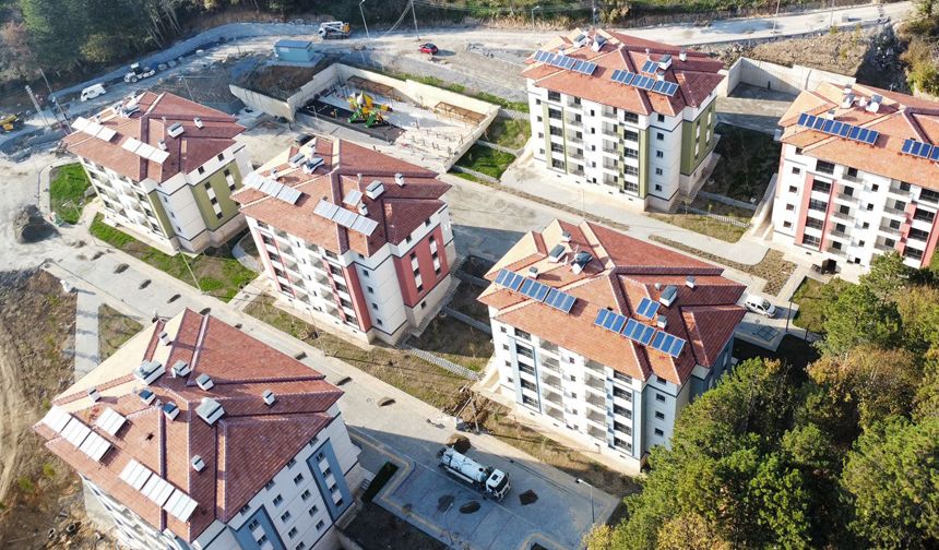 6 Bloklu TOKİ Konutları tamamlandı
