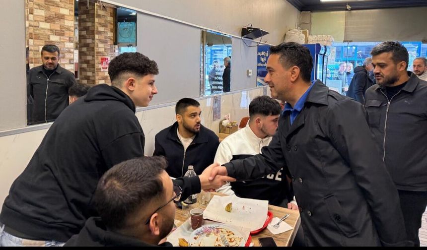 Köroğlu'ndan Soğuksu'da esnaf ziyareti