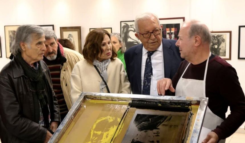 Uluslararası Baskı Koleksiyonu Sergisi açıldı