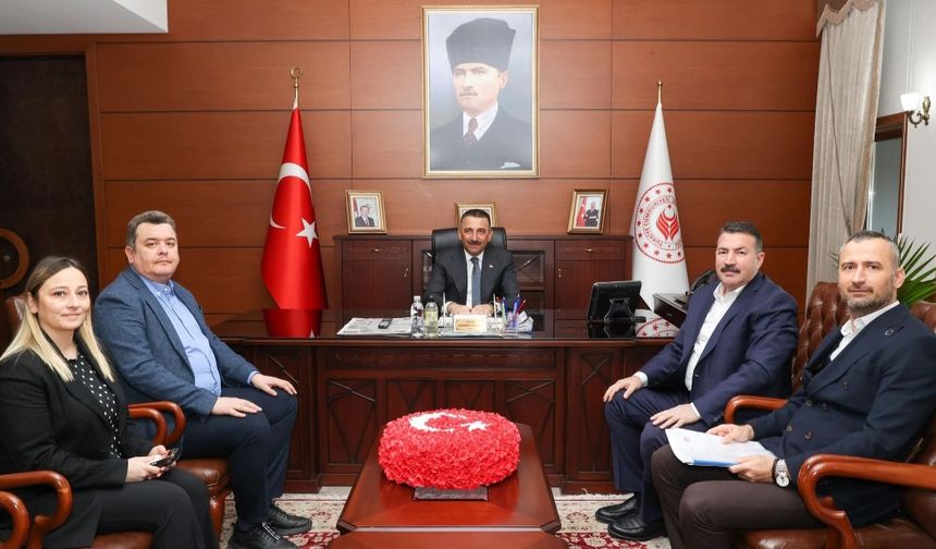 Ulupınar'dan, Vali Hacıbektaşoğlu'na ziyaret