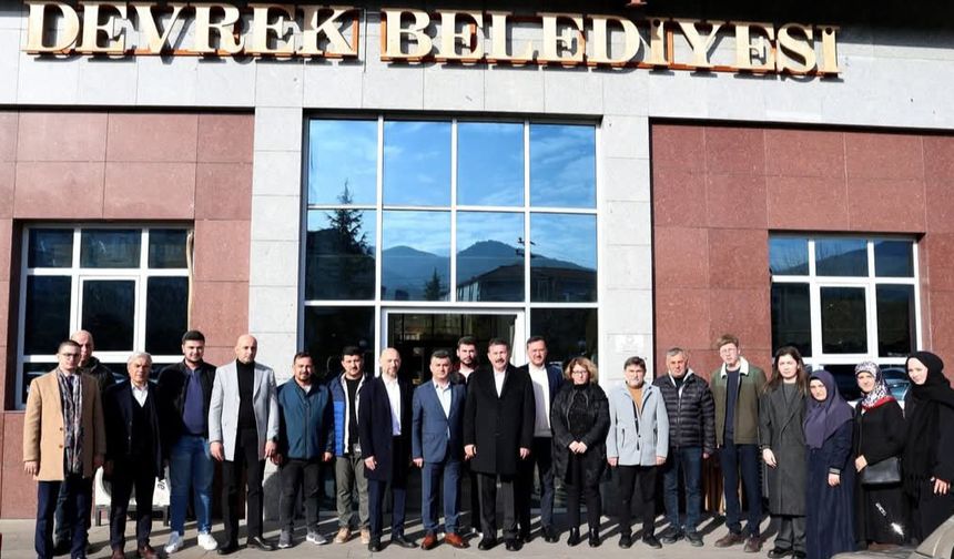 AK Parti Devrek İlçe Başkanlığı'ndan Başkan Ulupınar’a ziyaret