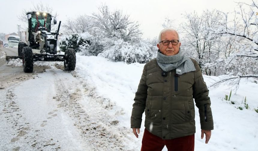 Başkan Posbıyık karla mücadeleyi sahada inceledi