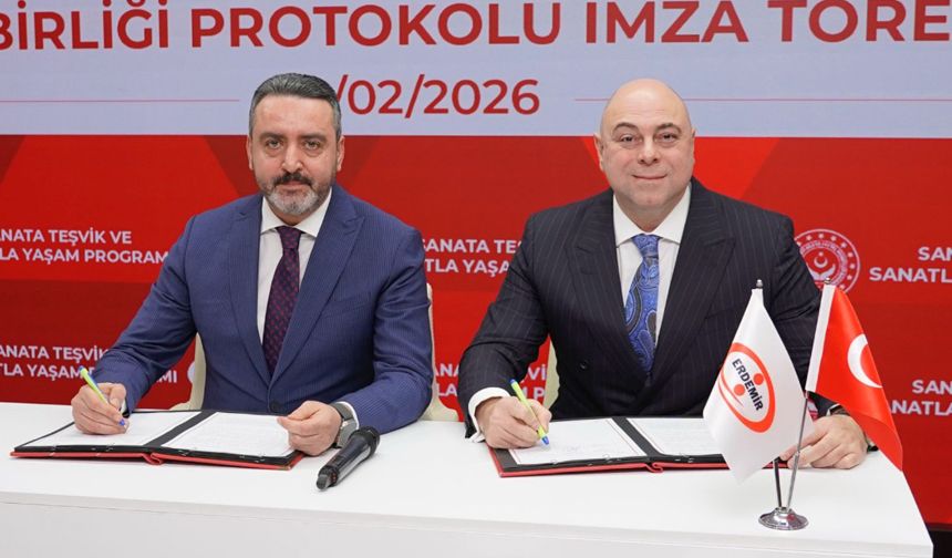 Erdemir, kahramanlarımızın ve ailelerinin yanında: Protokol imzalandı