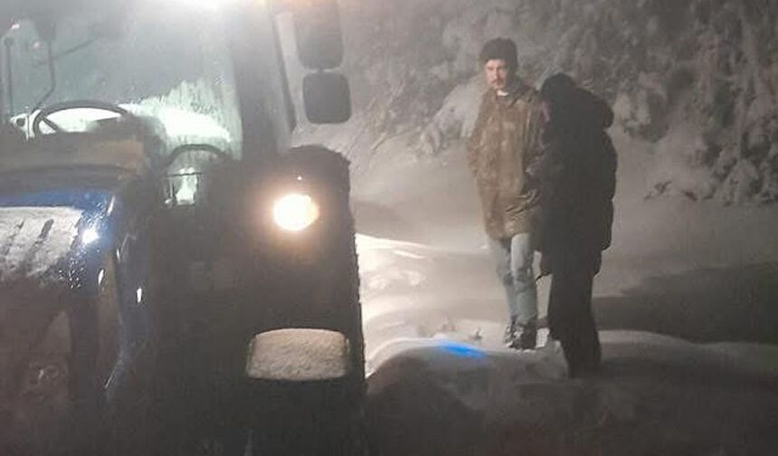 Bölüklü Yaylası’nda yoğun kar: Vatandaşlar mahsur kaldı