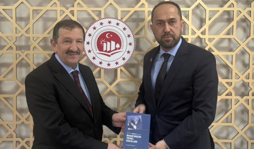 Saadet Partisi'nden Çevre Müdürü Hasan Öztürk'e ziyaret