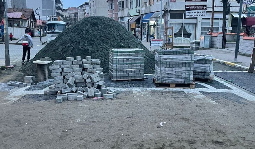 Devrek’te parke yol çalışması durdu iddiası: Ödeme krizi mi?