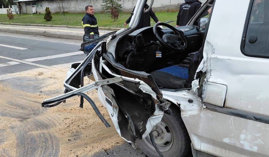 Kozlu ışıklar mevkiinde kaza