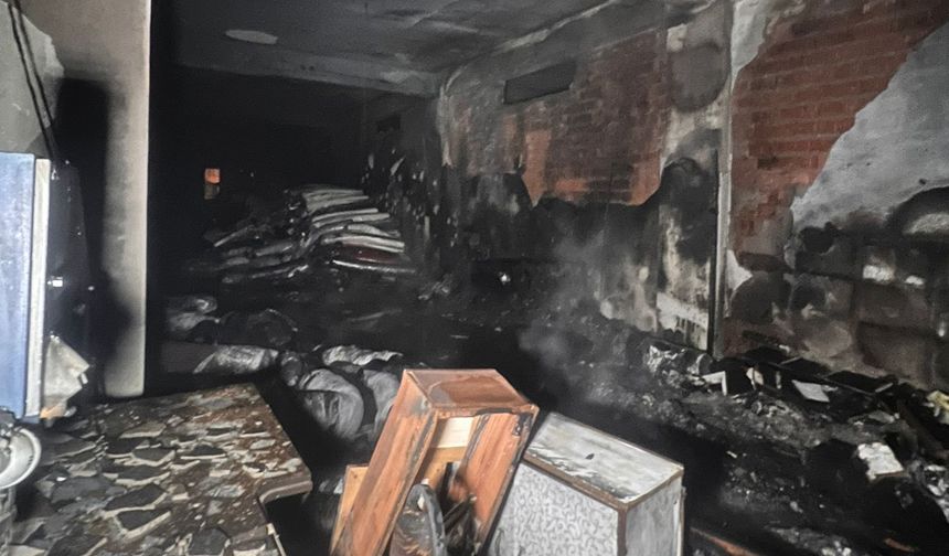 Tekstil Atölyesinde yangın