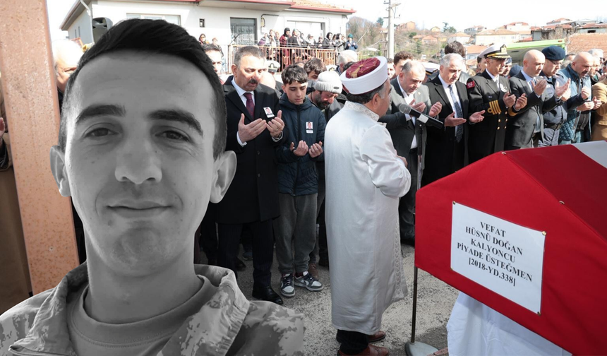 Piyade Üsteğmen Kalyoncu son yolculuğuna uğurlandı