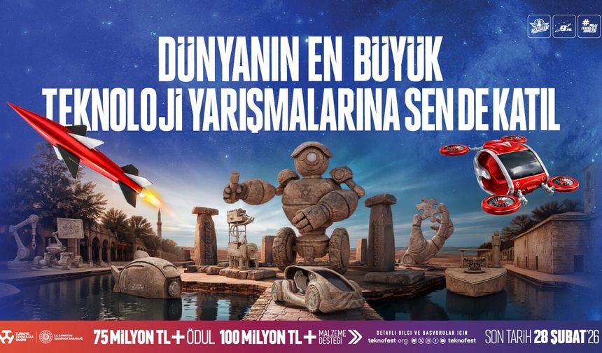 TEKNOFEST 2026 teknoloji yarışmalarına başvurular devam ediyor