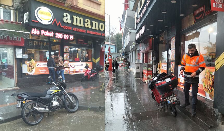 Amanos Döner’in kaldırım işgali şikayet konusu oldu