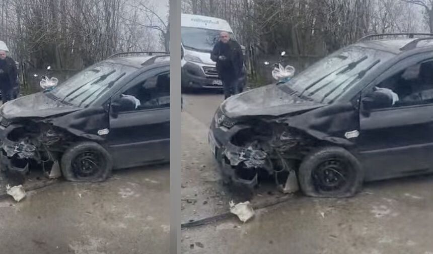 Araçlar kafa kafaya çarpıştılar: 4 yaralı