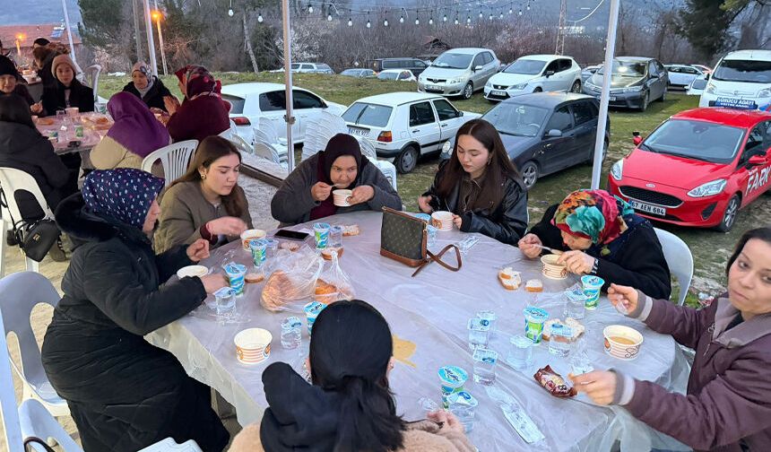 Hışıroğlu Köyü’nde toplu iftar programı düzenlendi