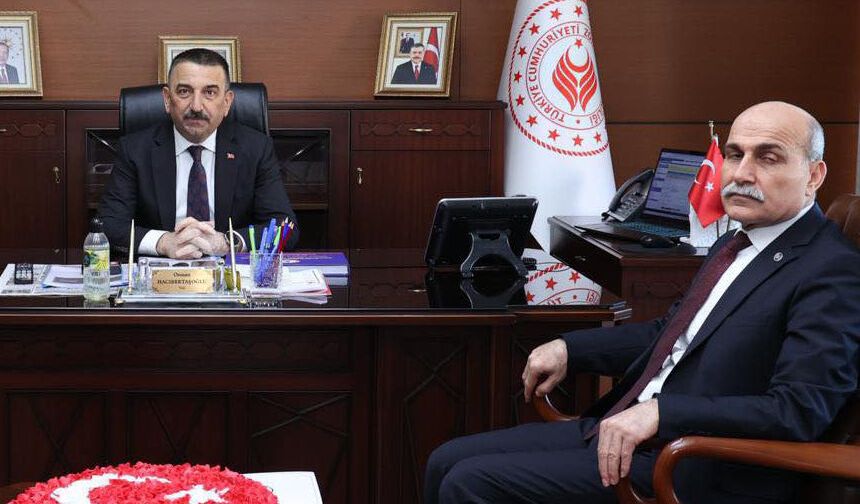 Vali Hacıbektaşoğlu, Genel Müdür ile görüştü!