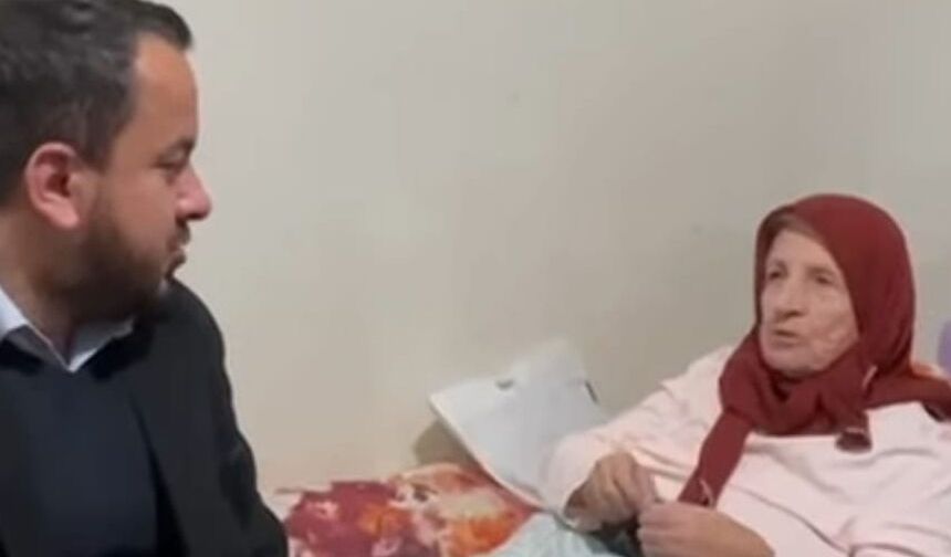 Yaşlı teyzenin selamı gönüllere dokundu