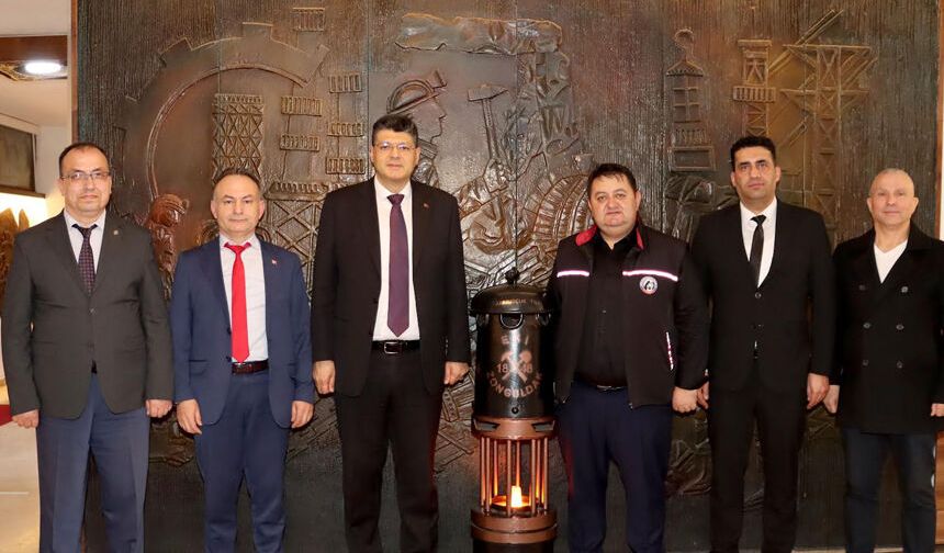 Türk Enerji-Sen Genel Başkanı Şuayip Deniz Demir'den GMİS'e ziyaret