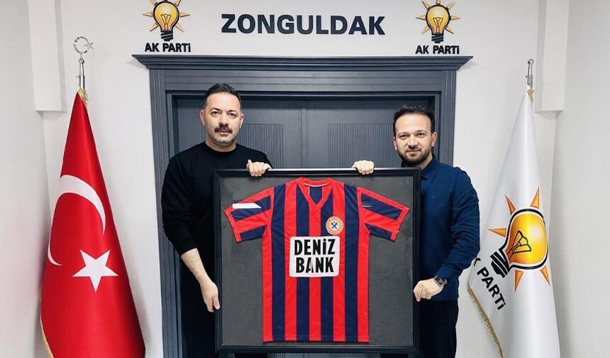 Zonguldakspor’dan AK Parti İl Başkanı Çağlayan’a ziyaret