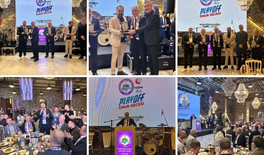 Play Off gecesinde gurur tablosu