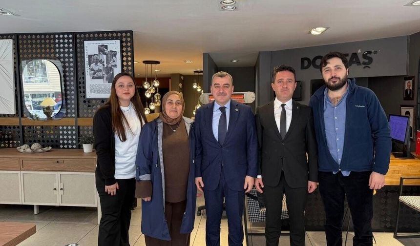 AK Parti'den İhsan Can Tosun'a ziyaret