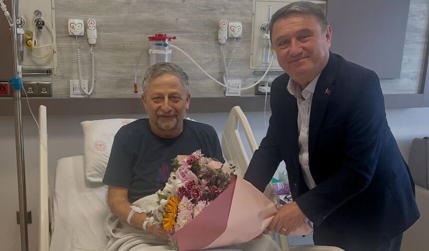 Tahsin Erdem’den AK Partili Meclis Üyesine geçmiş olsun ziyareti