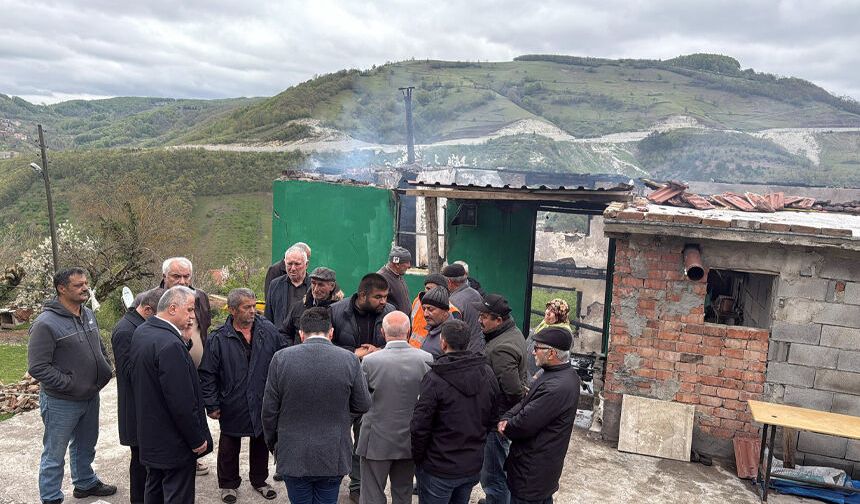 Milletvekili Saffet Bozkurt’tan yangınzede aileye ziyaret