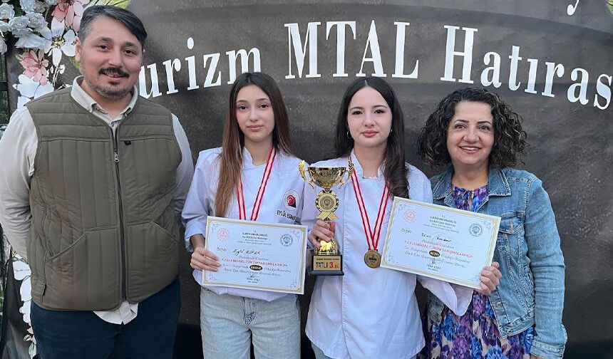 Alanya’dan altın madalya ile dönen Dilvin gururumuz oldu