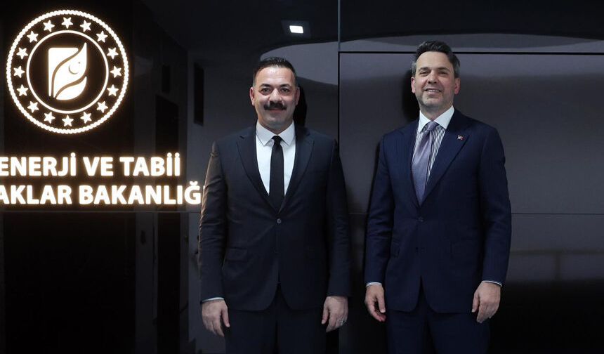 İl Başkanı Çağlayan, Enerji Bakanı ile görüştü