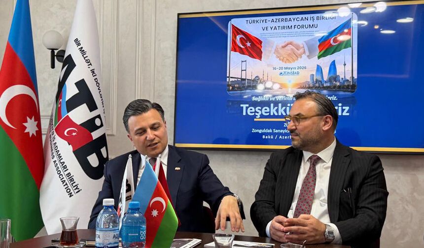 ZONSİAD, Azerbaycan’ın en büyük iş dünyası derneklerinden ATİB’i ziyaret etti