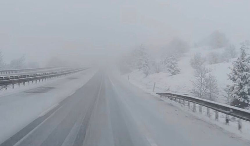 Mayıs'ta Zonguldak'a kar yağdı