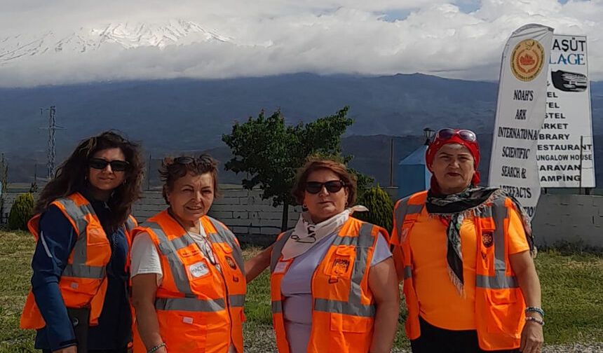 Zonguldaklı kadınlar Ağrı Dağı’nın eteğinde tarih ve doğa ile buluştu