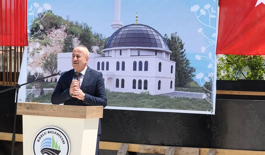Değirmenağzı Huzur Camii'nin temeli dualarla atıldı