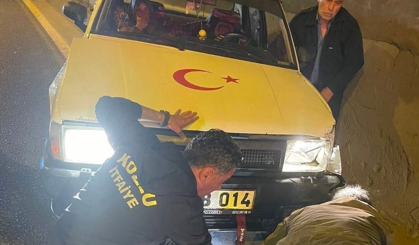 Değirmenağzı tünelinde kaza