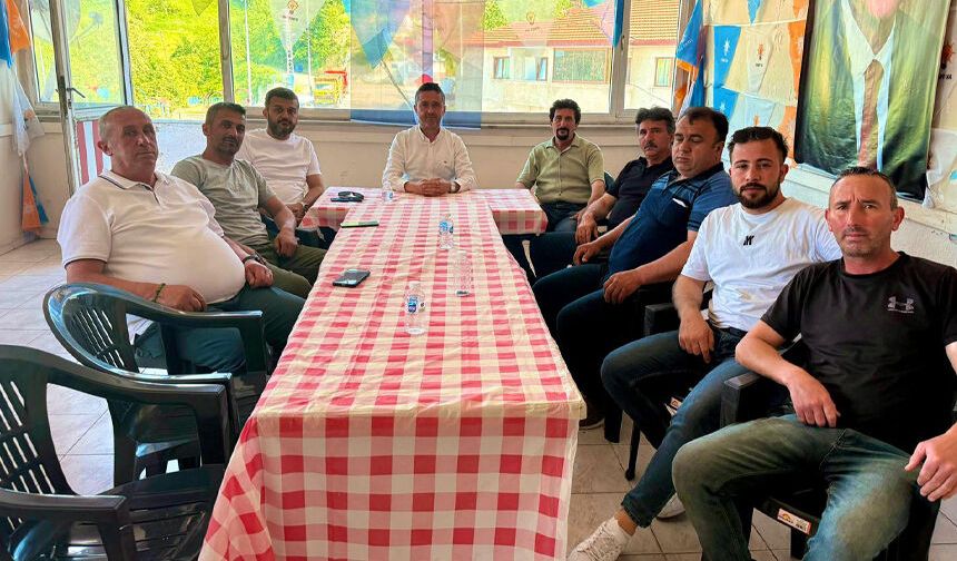 Sezer Köroğlu Elvanpazarcık’ta teşkilat ve vatandaşlarla buluştu