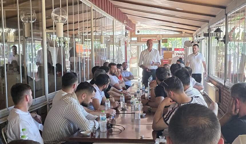 GMİS Genel Mali Sekreteri Yalçın Yiğit, Kilimli’de madencilerle buluştu