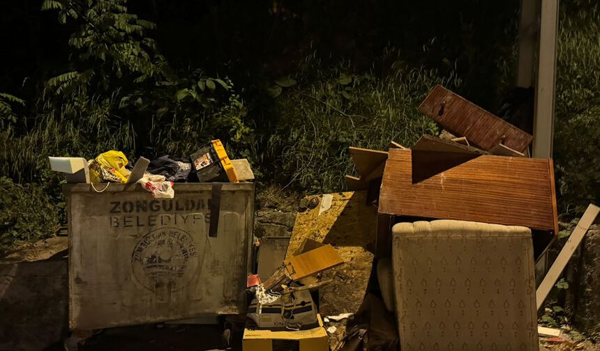Zonguldak'ta çöp krizi sürüyor