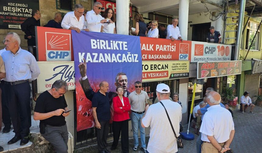 CHP Karadeniz Ereğli İlçe örgütü toplu istifa etti